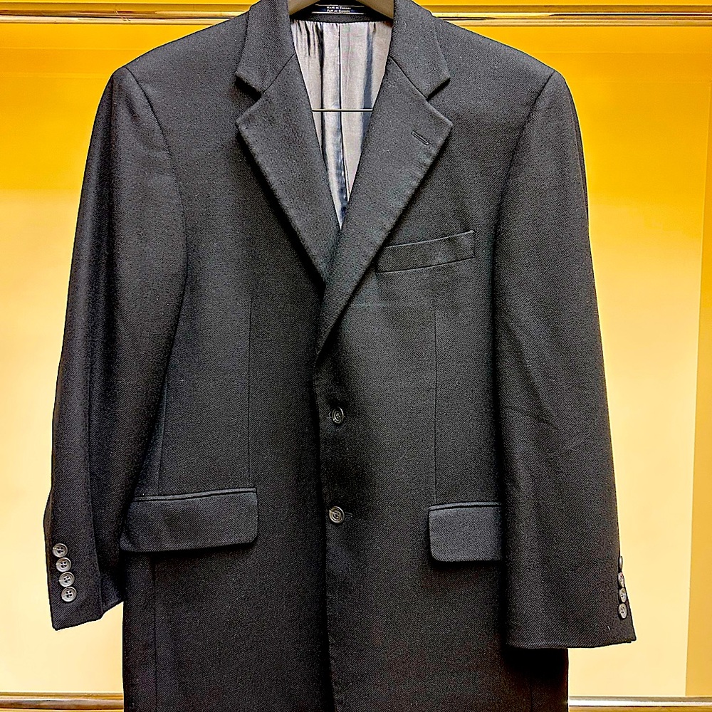 Black cashmere blazer Arnold Brandt Medium